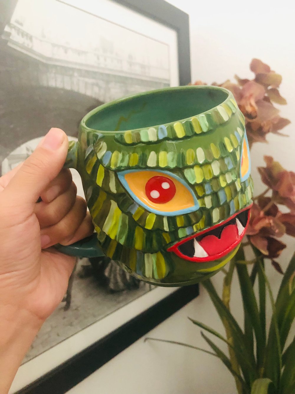 Image of Reserved for Alicia- creature mug