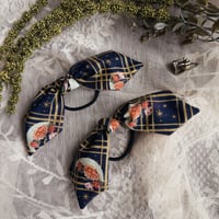 Plaid Moons Hair Tie