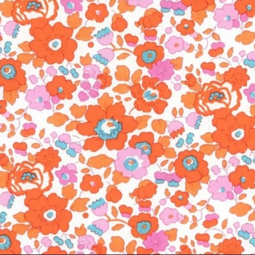 Image of  BETSY  ORANGE CLEMENTINE   Priced by the 1/4 Metre  (£40.00/Metre)