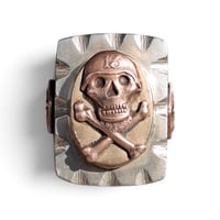 Image 1 of Vintage Vader Skull Ring #2, c. 1940s