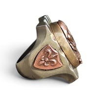 Image 3 of Vintage Vader Skull Ring #2, c. 1940s
