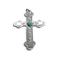 Image 2 of Bell Trading Post Cross Pendant, c. '30s-'50s