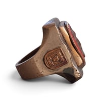 Image 3 of Vintage Lucky Horseshoe Ring, c. 1940s