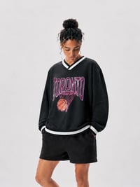 Image 1 of Toronto Women's Basketball Vintage Varsity Sweater 