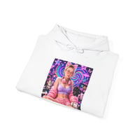 Image 4 of Lucky Kitten Neon Arcade Hoodie | Cute Pink Kawaii Graphic
