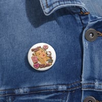 Image 2 of Soft Girl Era pin button | enamel style round pin