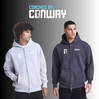 Image 1 of Coached By Conway Premium Heavy Oversized Zipped Hoodie
