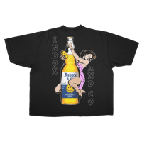 Image 4 of 'Beer' Drop Shoulder Heavyweight Tee
