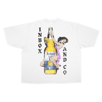 Image 2 of 'Beer' Drop Shoulder Heavyweight Tee
