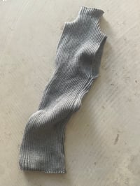 Image 2 of Merino Knitted Rib Top  – Handmade in Berlin light grey 