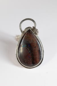 Image 1 of Sterling Silver Boulder Opal Pendant
