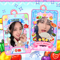 Image 1 of PREORDER: Cooking Mama Double Sided Acrylic Photocard Holder