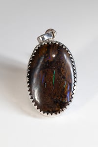 Image 1 of Queensland Boulder Opal, Sterling Silver Pendant