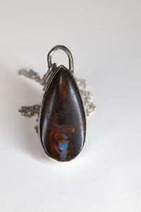 Image 2 of Queensland Boulder Opal Sterling Silver pendant