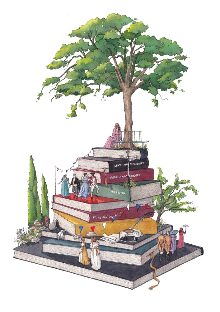 Image of jane austen print
