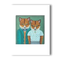REPRODUCTION-"Fox Couple"