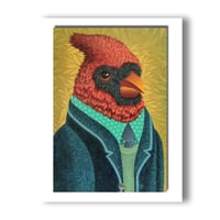 REPRODUCTION-"Cardinal (blue jacket)"