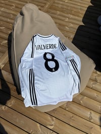 Real Madrid Valverde 8 Langærmet Trøje 24/25 XL