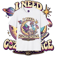 Image 1 of  "I Need Cozmic Space" Retro Alien Shirt