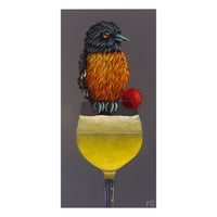 Image 1 of ORIGINAL-"Party Cocktail (Yellow w/oriole)"