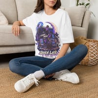 Image 3 of Cosmic Mart 'Open Late' Retro Space Shop Graphic Tee