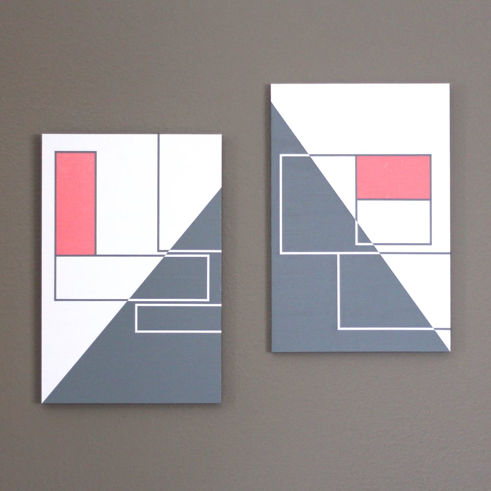 Nana series set (grey & coral) - $20 off if you buy them together!
