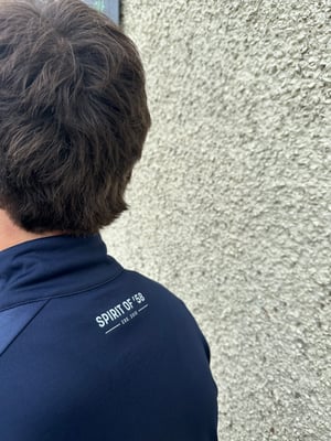 Image of SO58 Training 1/4 Zip Navy/Light Navy 