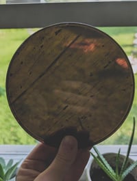 Image 4 of Black lace Obsidian scrying mirrors 