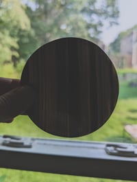Image 5 of Black lace Obsidian scrying mirrors 