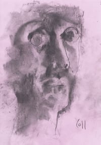 Image 2 of Gideon- Sketchbook Drawing - Charcoal on Paper 