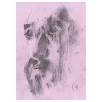 Image 1 of Fountain - Sketchbook Drawing - Charcoal on Paper 