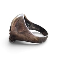 Image 2 of Vintage Half-Jaw Skull Ring, c. 1980s