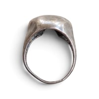 Image 4 of Vintage Half-Jaw Skull Ring, c. 1980s