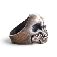 Image 3 of Vintage Hinged Jaw Skull Ring, c. 1980s