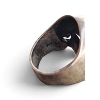 Image 4 of Vintage Hinged Jaw Skull Ring, c. 1980s