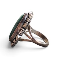 Image 2 of Vintage Southwest Malachite Ring, c. 1960s