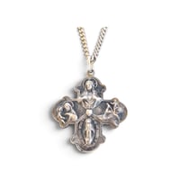 Image 1 of Vintage Four-Way Religious Necklace, c. '50s-'70s (Small)