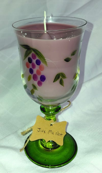 Image of Jinx Me Not – Vintage German Römer Goblet Candle