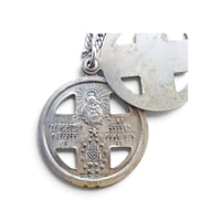 Image 2 of Vintage Sea Air Land USA Religious Necklace, c. '50s-'70s