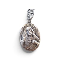 Image 1 of Vintage Sacred Jesus Necklace, c. '50s-'70s