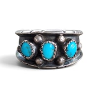 Image 1 of Vintage Southwest Turquoise Ring, c. 1970s