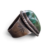 Image 3 of Vintage Southwest Chrysocalla Ring, c. 1950s.