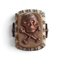 Image 1 of Vintage Vader Skull Ring #1, c. 1940s