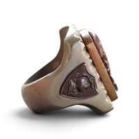 Image 3 of Vintage Vader Skull Ring #1, c. 1940s
