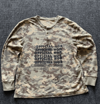 Image 1 of 3XL CAMO WAFFLE LONG SLEEVE | IM FROM NOWHERE 