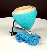 Image 4 of Hard Maple "glitter" throw-top, #2026-070