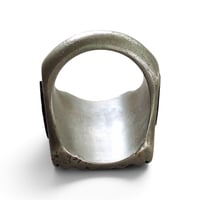 Image 4 of Vintage Grinning Skull Ring, c. 1940s