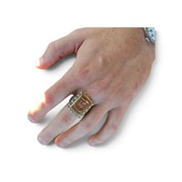 Image 5 of Vintage Soldier of Fortune Skull Ring #2, c. 1940s