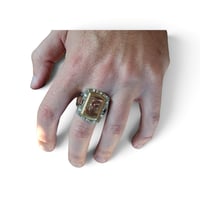 Image 5 of Vintage Soldier of Fortune Skull Ring #1, c. 1940s