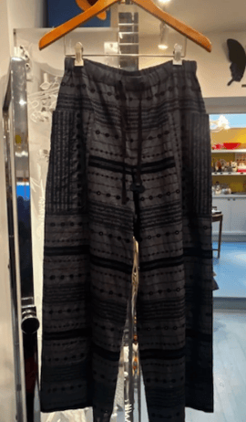 Antipast Embroidered Dark Navy Pants- Two Versions - Image 3 of 3